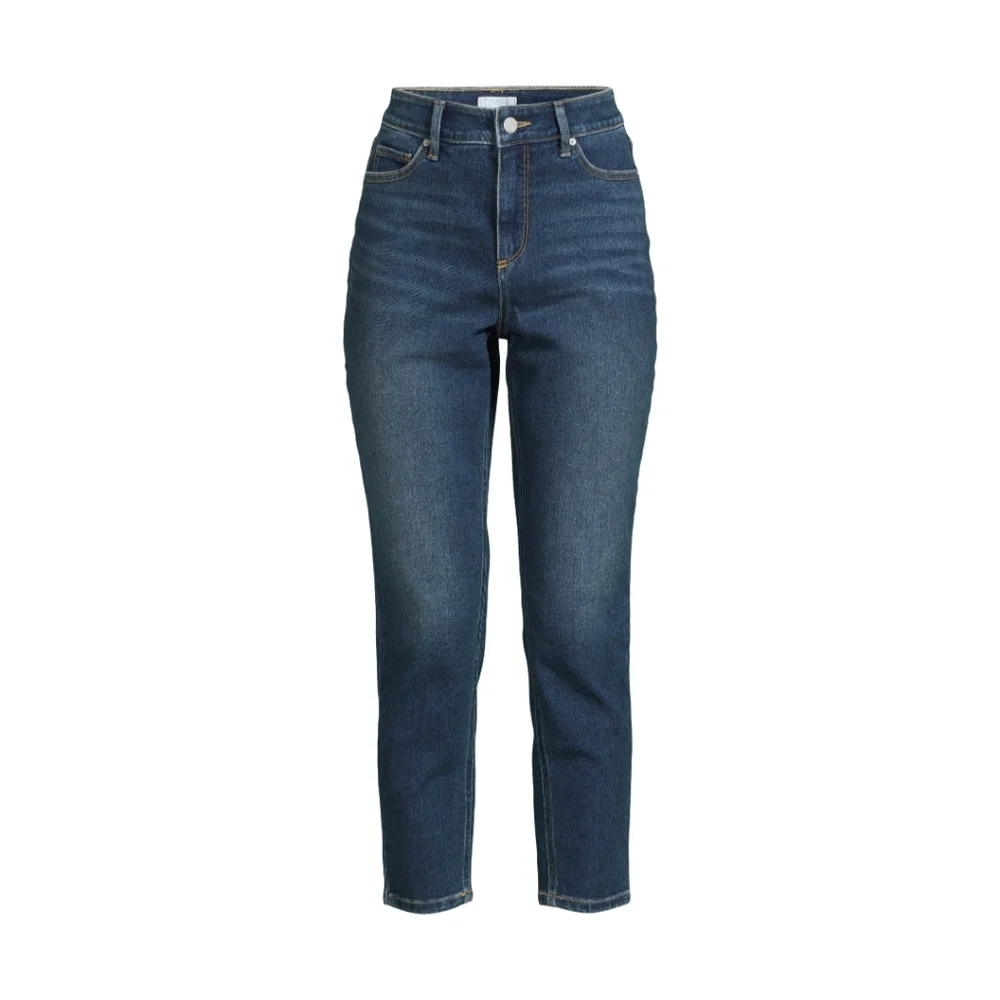 Time and Tru Women's Size 18 High Rise Mom Jeans Dark Wash